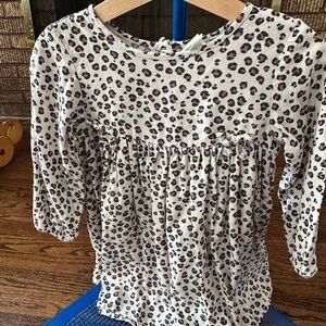 H&M leopard top toddler size 18 months